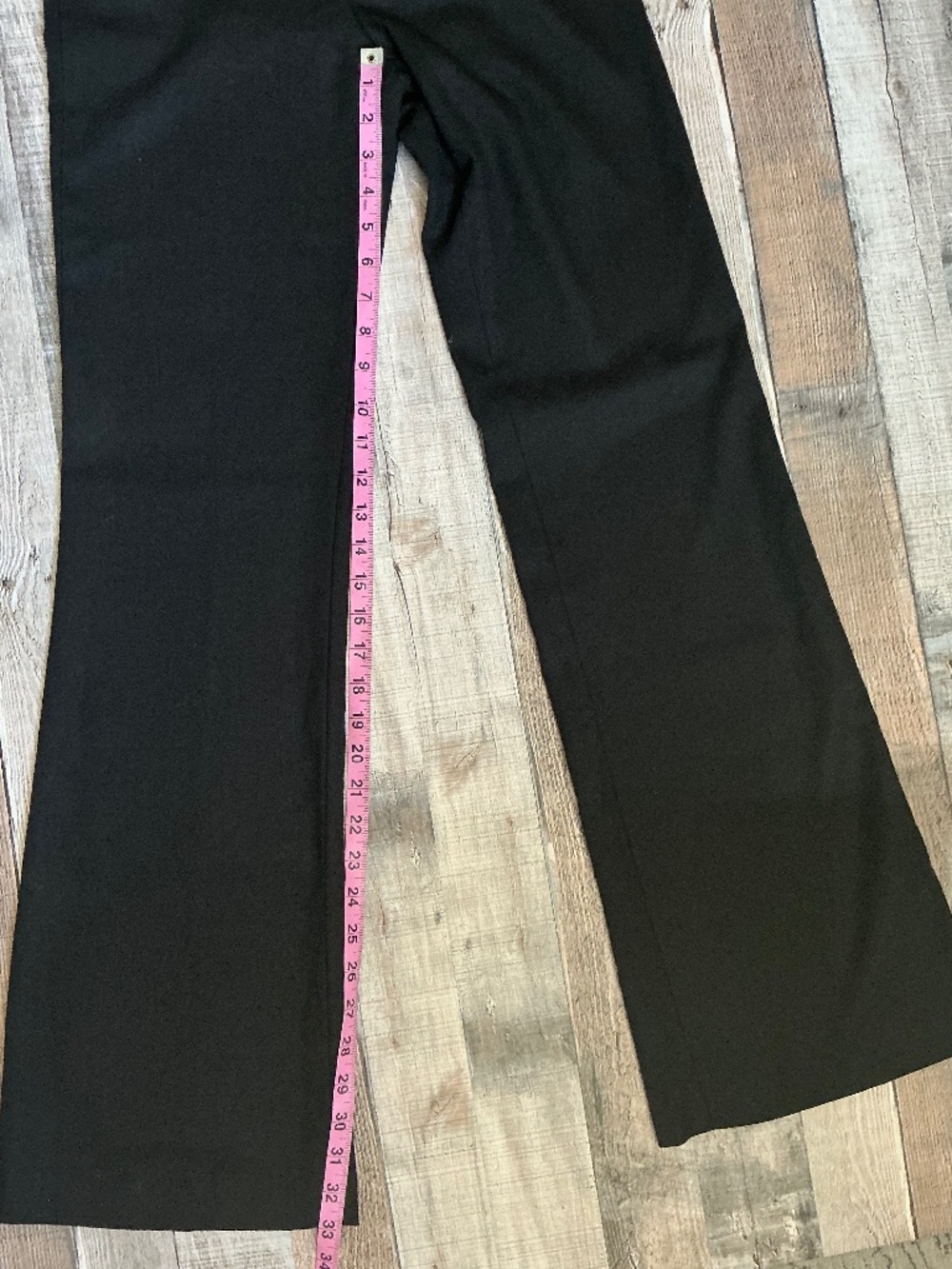 Anthropologie Elevenses Brighton Black Side Button Midrise Trouser Pant NWT SZ 4 - Picture 14 of 14